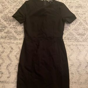 J Crew Mercantile Black Dress Short Sleeve Size 0